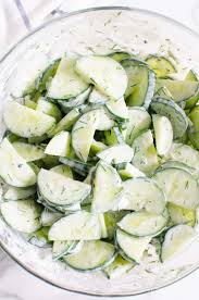 This easy cucumber salad recipe (cucumbers, radishes, and apples) features a tasty cucumber salad dressing made with mayo and apple cider vinegar. 10 Minute Creamy Cucumber Salad Ukrainian Ifoodreal Com