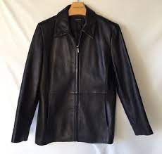 Colebrook Essentials Mens Black Leather Jacket Coat Sz Xl Kozhanaya Kurtka Kurtka
