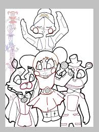 Print phantom balloon boy phantom five nights at freddys. Sister Location Five Nights At Freddy S Coloring Sheets Novocom Top