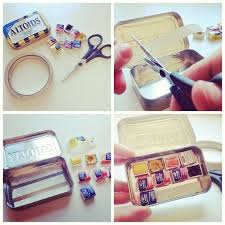 How To Make A Cheap Personal Watercolor Pan Set Just Choose Your Colors I Didn T Remove The Paper From All The Watercolor Pans Watercolor Kit Travel Art Kit