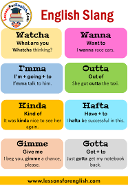Slangs In English Panosundaki Pin