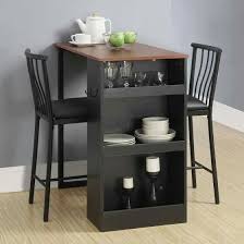 Your dining room table is where memories are made. Built In Storage With 3 Stationary Shelves Set Includes 1 Table And 2 Padded Chairs Product Type Pu Counter Height Pub Table Tiny House Interior Small Dining