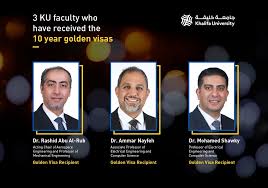 Faisal, uae, february 2017 we are very happy for all the services your company has offered, staff are so kind, especially jessica is very helpful and spared us the hassle when we. Ku Prolific Scientists Awarded Golden Residency Visa Khalifa University
