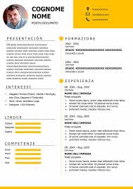 Maybe you would like to learn more about one of these? Modello Di Curriculum Vitae Fac Simile Da Compilare Cv Word