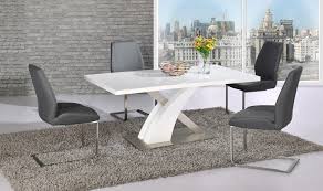 Airy, bright and sophisticated, a set of white dining table and chairs is an instant style boost in the dining room. White Dining Table Set Homepimp