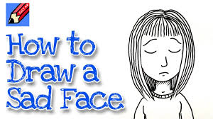 How To Draw A Sad Face Real Easy Step By Step With Easy Spoken Instructions Youtube Learn how to draw sad faces pictures using these outlines or print just for coloring. how to draw a sad face real easy step by step with easy spoken instructions