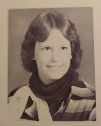 A photo from my senior year of high school in 1978 laughing it up with  friends and the second photo is me and my best friend