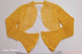 Kiz Cocuklari Icin Dantel Bolero Yapilisi Mimuu Com Bolero Tig Dantel Orgu