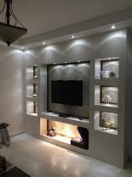 Una Classica Parete Con Nicchie In Cartongesso Illuminate Con Faretti Da Incas Idee Arredamento Soggiorno Arredamento Soggiorno Grande Arredamento Salotto Idee