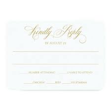 Elegant Rsvp Reply Card Charlene Gold Zazzle Com Reply Cards Wedding Response Cards Gold Wedding Invitations Diy