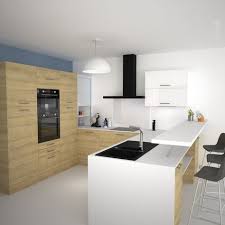 Cuisine Tendance Bois Modele Hosta Chene Naturel Oskab Design De Cuisine Moderne Cuisine Bois Evier Cuisine