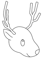 Free printable reindeer coloring pages for kids. Christmas Reindeer Coloring Pages