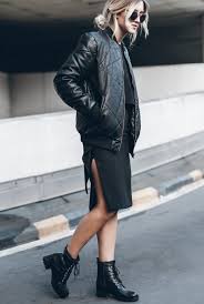 Black Bomber Jacket Outfits Womens Style Tips On How To Wear A Bomber Jacket Bomber Jacket Outfits Just The Design Womens Fashion Edgy Fashion Edgy Fashion