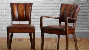 Elliot Leather Dining Chair Leather Dining Room Chairs Dining Chairs Wooden Kitchen Chairs