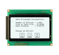 128X64 Graphic LCD Module | FSTN + Gray Display with White Backlight and  Negative Voltage