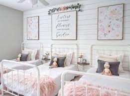 Chinoise Blue Peel N Stick Or Traditional Wallpaper Custom Colors Made In The Usa Vinyl Free Non Toxic Shared Girls Room Shared Girls Bedroom Kid Room Decor