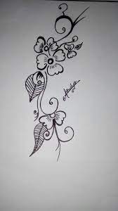 Black and white easy drawings posted on drawings. Simple And Easy Drawing Of Flower And Leaves In Black And White Easy Drawings Black And White Drawing Flower Drawing