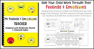 Handwriting and tracing pages that your children can also use as coloring pages. Free Printables And Activities On Feelings And Emotions