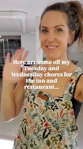 Watch me accomplish some of my Tuesday and Wednesday chores for the  restaurant and inn!