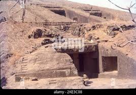 Kanheri caves built in 1st Century B.C. ...