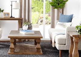 Walker edison declan urban industrial angle iron and wood coffee table, 46 inch, grey. Sussex Coffee Table Brule Pine Urban Barn