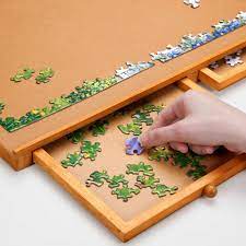 4.1 out of 5 stars. 5 Kgs Jigsaw Puzzle Table Jumbo Size 34 26 For Maximum 1500 Pieces Puzzles Puzzle Board Puzzle Tables For Adults Puzzle Tray Puzzle Boards And Storage Puzzle Table Weight 2 0 Lbs Toys