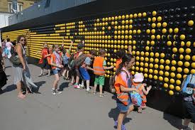 Song Board 2012 Interactive Installation 2 X 35 M King S Cross Station London Interactive Art Installation Interactive Installation Interactive Walls