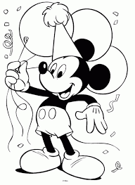 Mickey Coloring Sheet Mickey Mouse Coloring Pages Mickey Coloring Pages Happy Birthday Coloring Pages