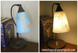 Thrift Lamp Re Vamp With Martha Stewart Glass Paints Happy Hour Projects