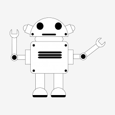 Black And White Transparent Background Robot Clipart Robot Clipart Vector Png Element Robot Robot Vector Robot Clipart Png And Vector With Transparent Background For Free Download Robot Clipart Vector Robot Clip Art