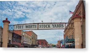 Fort Worth Stockyards 2 Canvas Print Canvas Art By Andrea Anderegg In 2020 Fort Worth Stockyards America Art Fine Art America