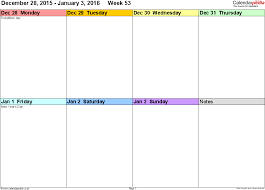 Some of them are already classified with vacations or moon phases and also obviously there is a blank calendars for each month where you. Weekly Calendar 2016 Uk Free Printable Templates For Word Weekly Calendar Daily Planner Template Weekly Calendar Template
