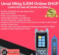 NOVKER NK3200D Portable Optical Fiber Tester Mini OTDR Optical Fiber  Reflectometer Optical Fiber Obstacle Finder
