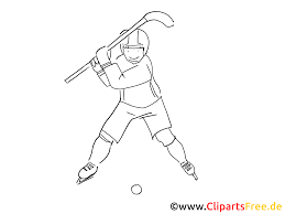 Vielen dank für die anmeldung zum partnerprogramm bei kenwilson sports! Eishockeyspieler Clipart Grafik Comic Schwarz Weiss Zum Ausdrucken