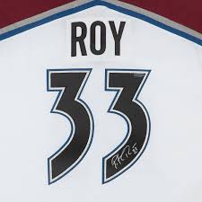 Okay usually i don't get taken away by a jersey swatch card but holy shit, you have a gem here. Patrick Roy Autographed Authentic Ccm Heroes Of Hockey White Colorado Avalanche Jersey Cloutsnchara