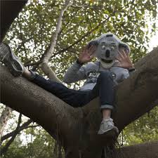 showing her a shiny, overly flashy outfit he wants ash to wear for the performance isn't this a great color for you? 2016 Movie Sing Cosplay Buster Moon Latex Mask Koala Animal Mask Halloween Party Party Party Party Party Halloweenparty Animal Masks Aliexpress