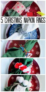 5 Christmas Napkin Rings That Are Easy To Make Christmas Napkin Rings Christmas Napkins Christmas Diy