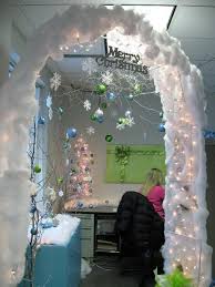 Christmas Cubicle Ideas Christmas Cubicle Winter Wonderland Decorating Office Christmas Decorations Winter Wonderland Decorations Winter Wonderland Christmas