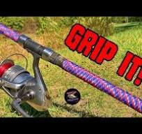 Easiest Way to Make Custom Fishing Rod Handles with Paracord ...