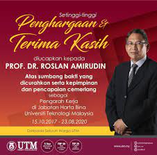 Pengarah oshe pada 31 jan 19 yang lalu. Setinggi Tinggi Penghargaan Prof Datuk Ir Dr Wahid Omar Facebook