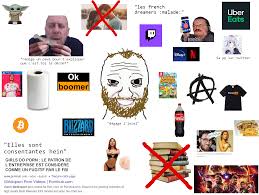 Sticker de Tnepresel sur starterpack branleur coomer dechet other