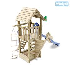 Spielturm Wickey Captain Blue Mit Rutsche Schiff Mit Rutsche Spielturm Spielturm Kleiner Garten Hinterhof Spielplatz