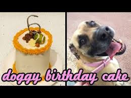 Shape a piece of fondant ( gum paste) into a ball. No Bake Doggy Birthday Cake Recipe Cupcakegirl Youtube