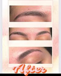 Did a natural brow tint just to enhance those brows a little bit more and  they still came out so good. #brows #browsonfleek #tspa #school #esthetics  #estheticsschool #esthetician #estheticianstudent #estheticianlife  #browtinting #browtintandwax #