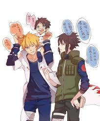 Naruto And Sasukes Love Child Sasuke Chibi Naruto Shippuden Anime Sasunaru