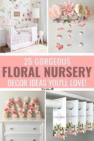 While it is easy to get carried away by all the lovely designs and wall decorations that you see in when decorating a baby's room always remember that there should be enough room for basic useful things. 25 Gorgeous Floral Nursery Decor Ideas You Ll Love Nursery Decor Girl Floral Nursery Decor Girls Nursery Floral