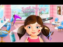 Being a popular hair stylist, her salon is always flooded with customers. Sweet Baby Girl Beauty Salon Manicure Makeup And Hair Care Tutotoons Games For Kids Youtube