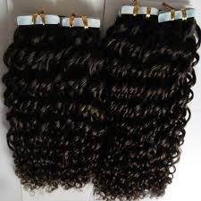 Curly tape in hair extensions normally lasts 6 to 12 months, depending on rate of the hair's grown, care of hair and use. Wholesale Cuticle Aligned Natural Color16inch Kinky Curly Tape In Human Hair Extensions Remy Indian Buy Tape In Human Hair Extension Tape In Hair Extensions Remy Hair Extension Tape In Product On Alibaba Com