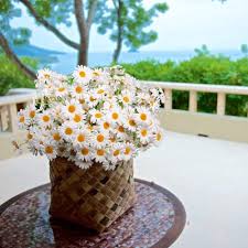 Turning a bridal bouquet into a display arrangement in silk wedding flowers. Buy Amyhomie Artificial Flowers Silk Daisy Artificial Gerber Daisy For Home Decoration Artificial Daisy For Wedding Decoration White Hellip Online In Indonesia B072bcxdyt