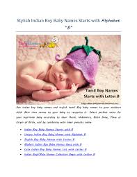 Popular baby boys names that start with b · benjamin · ben · benji · bronson · brody · bodhi · bodie · boden . Indian Tamil Boy Baby Names Starts With Alphabet B By Babynamescollection Issuu